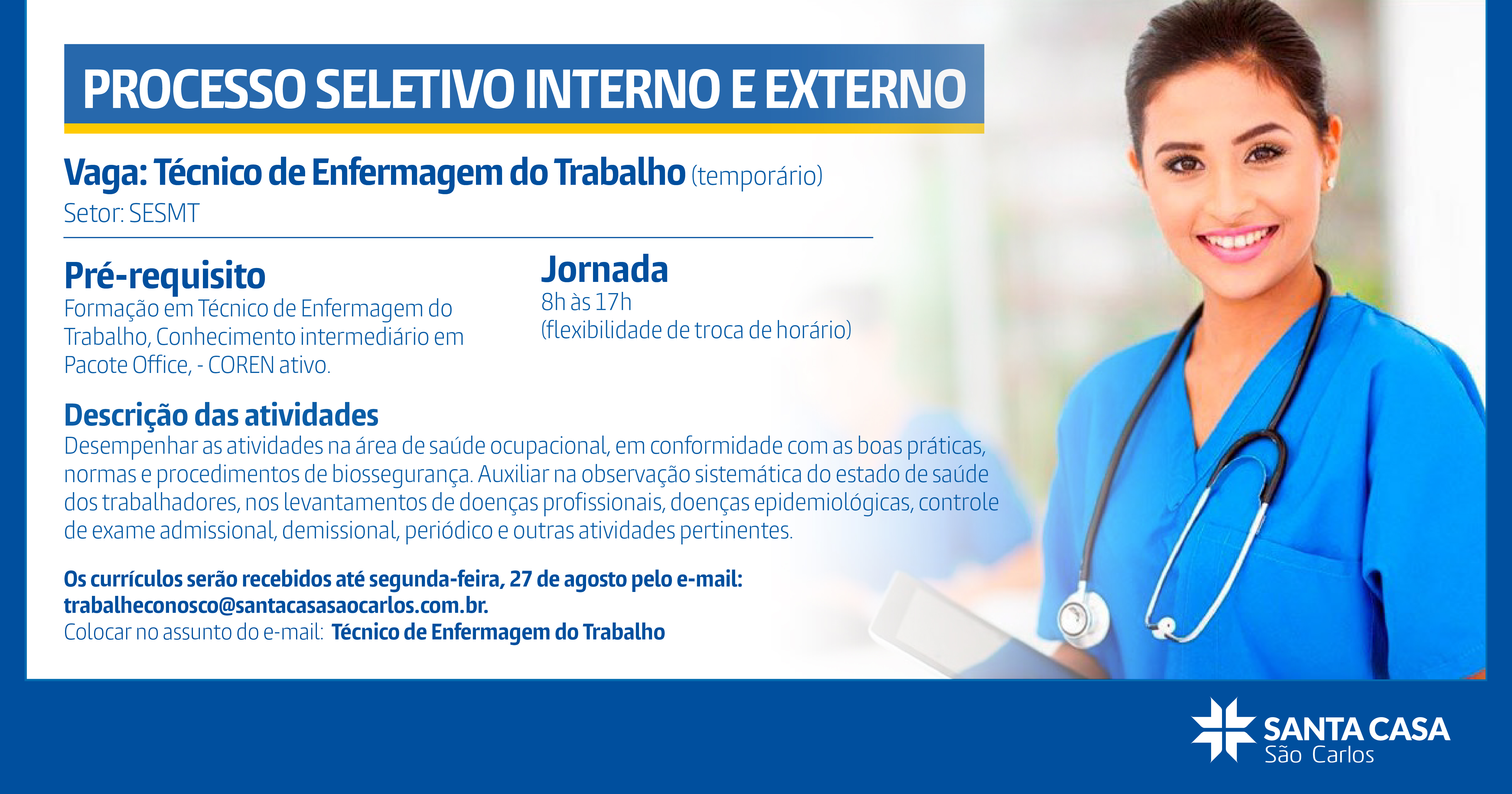 Técnico De Enfermagem – CTPR SERICOS MEDICOS – Empregos São Paulo